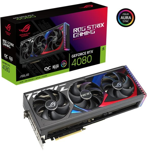 ROG Strix GeForce RTX™ 4080 16GB GDDR6X OC Edition ROG Strix GeForce RTX™ 4080 16GB GDDR6X OC Edition