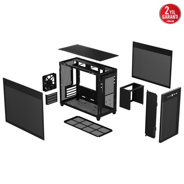 Asus Prime Ap201 Usb 3 2 Mesh Siyah Microatx Kasa 9