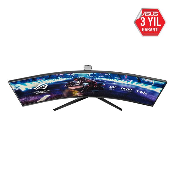Asus Rog Strix Xg49vq 49 Inc 144hz 4ms Dfhd Freesync Premium Pro Va Kavisli Gaming Monitor 6