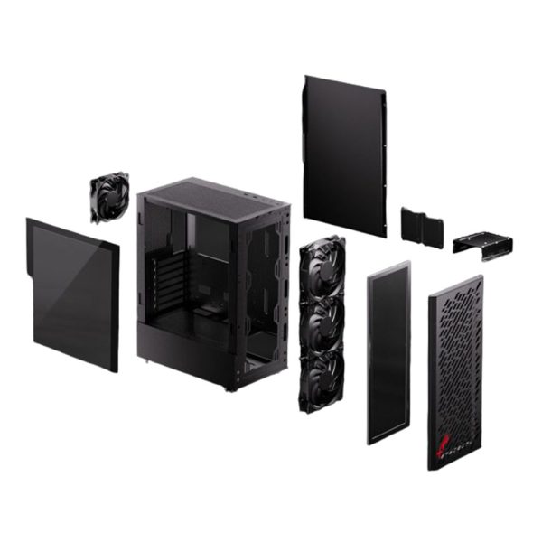 Xpg Valor Air Temperli Cam Usb 3 2 Atx Mid Tower Siyah Gaming Kasa Valorairmt Bkcww Y5