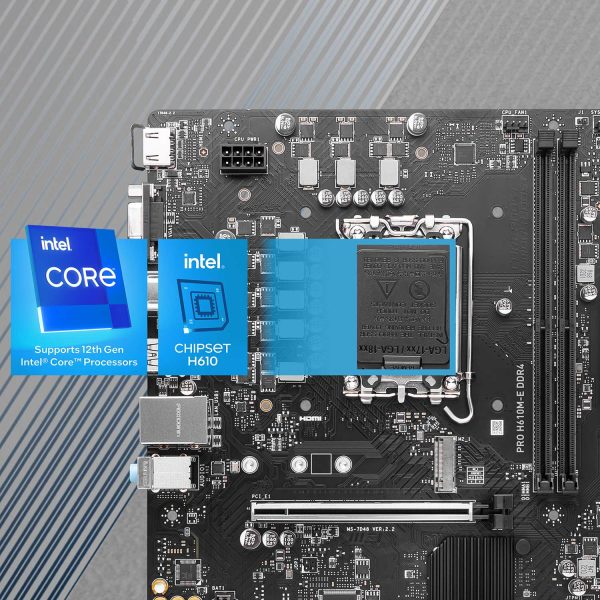 MSI PRO H610M-E Anakart a2