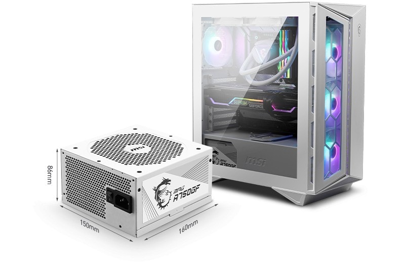 MSI MPG A750GF PSU a5