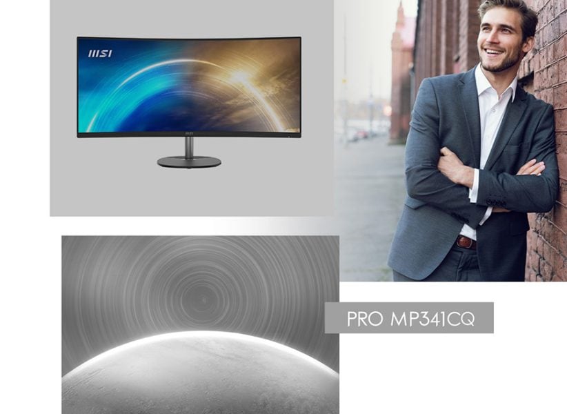 MSI PRO MP341CQ Monitör a4