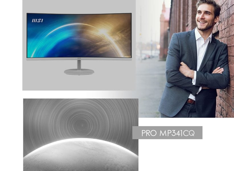 MSI PRO MP341CQW Monitör a4