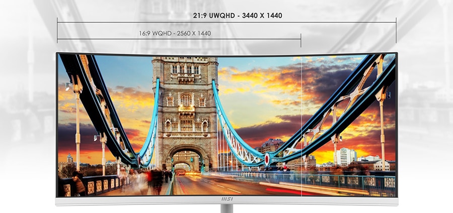 MSI PRO MP341CQW Monitör a5