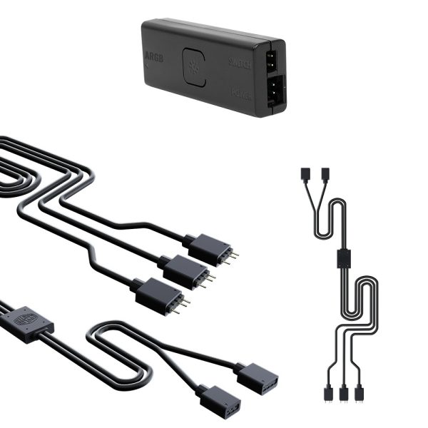 Cooler Master MasterBox TD500 Mesh ARGB Gaming Kasa – ADRESLENEBİLİR RGB KONTROLCÜ