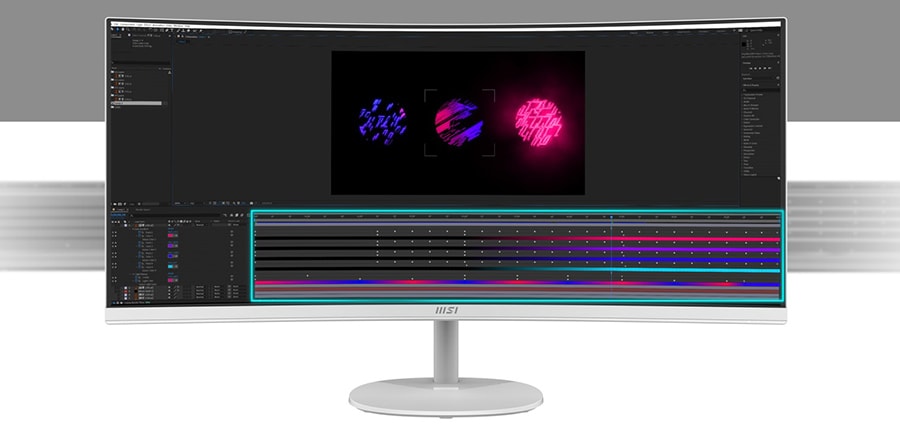 MSI PRO MP341CQW Monitör a7