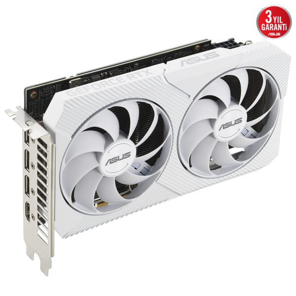 Asus Dual Geforce Rtx 3060 Oc 8gb Gddr6 128bit Beyaz Ekran Karti 4