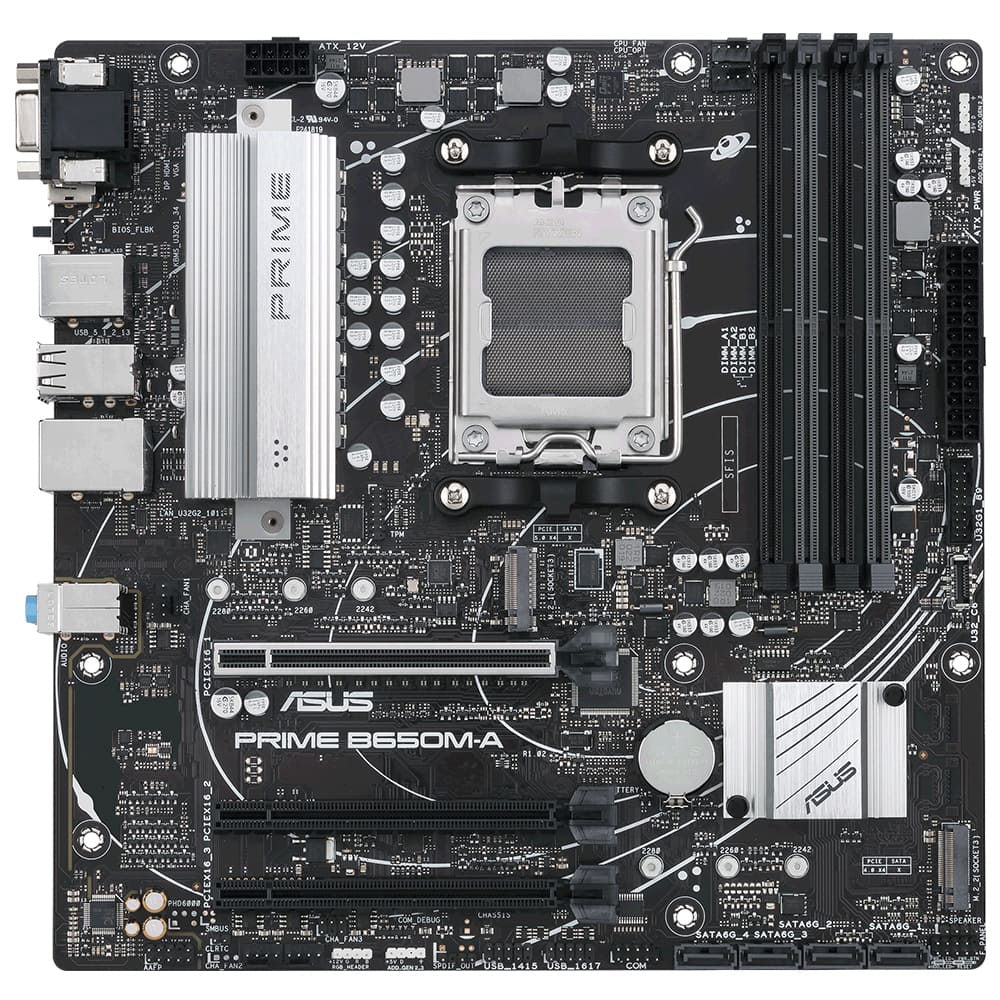Asus Prime B650m A 5600mhzoc Ddr5 Soket Am5 M 2 Hdmi Dp Matx Anakart