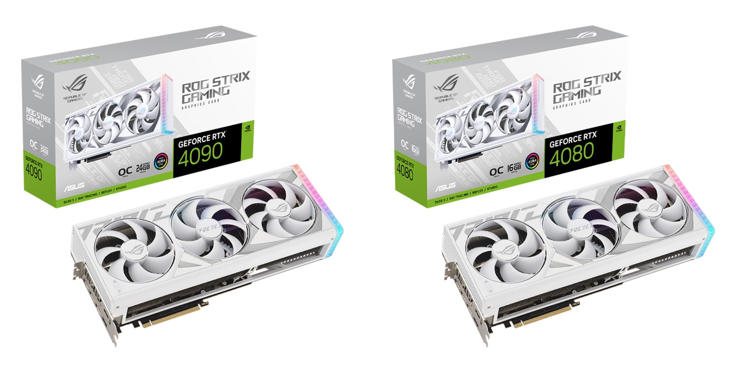 Asus Republic Of Gamers Strix Geforce Rtx 4090 Ve 4080 White Edition Modellerini Duyurdu 20221223