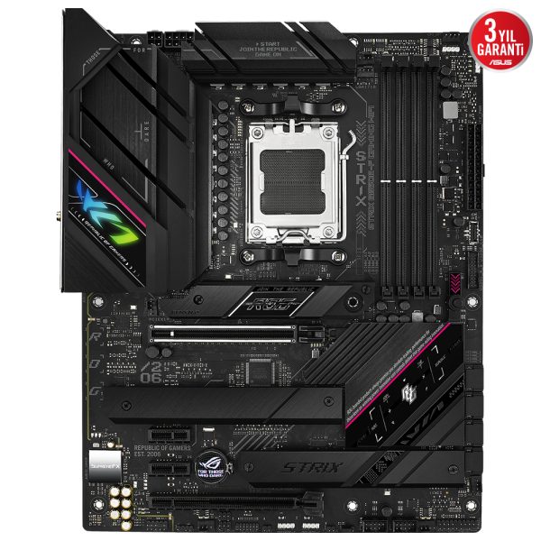 Asus Rog Strix B650e F Gaming Wifi 6400mhzoc Ddr5 Soket Am5 M 2 Hdmi Dp Anakart 1