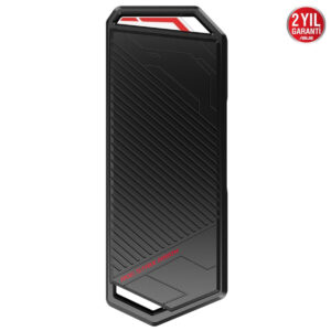 Yüksek performanslı ASUS ROG Strix Arion taşınabilir SSD, dayanıklı ve şık tasarımıyla oyun ve depolama ihtiyaçları için ideal. 2 yıl garanti ile güvenilir ve hızlı aktarım sağlar.
