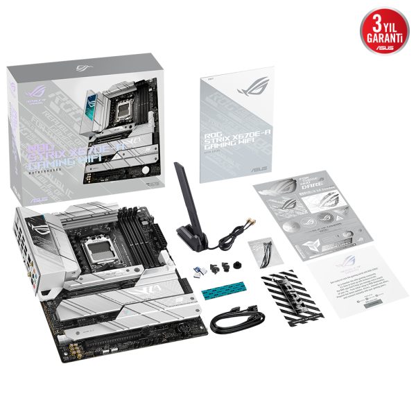Asus Rog Strix X670e A Gaming Wifi 6400mhzoc Ddr5 Soket Am5 M 2 Hdmi Dp Atx Anakart 90mb1bm0 M0eay0 9
