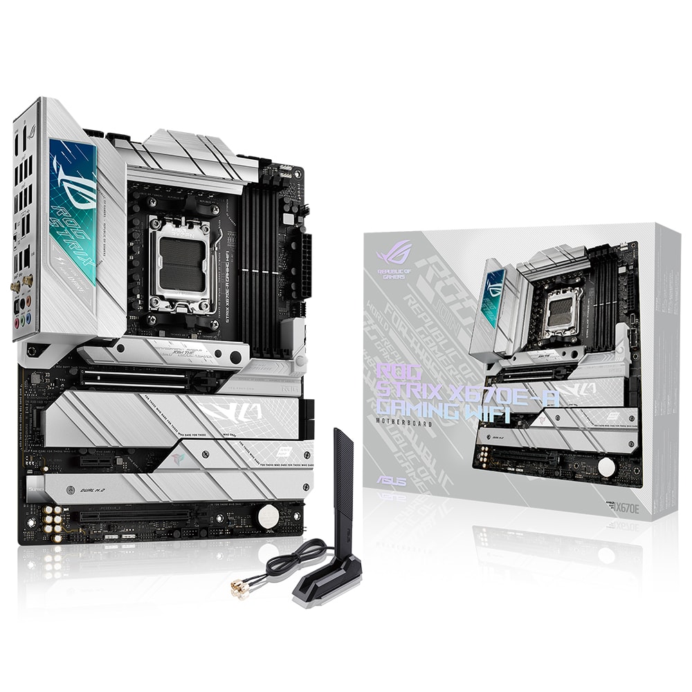 Asus Rog Strix X670e A Gaming Wifi 6400mhzoc Ddr5 Soket Am5 M 2 Hdmi Dp Atx Anakart 90mb1bm0 M0eay0