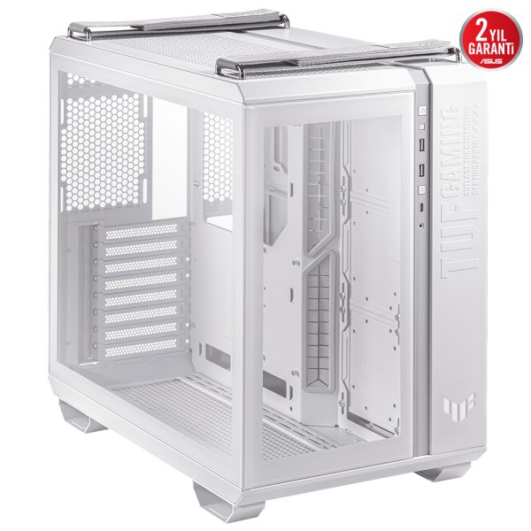 Asus Tuf Gaming Gt502 Panaromik Temperli Cam Usb 3 2 Beyaz Mid Tower Kasa 1