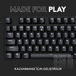 Logitech G G413 Se Tactile Turkce Q Mekanik Gaming Klavye 920 010556 Y2