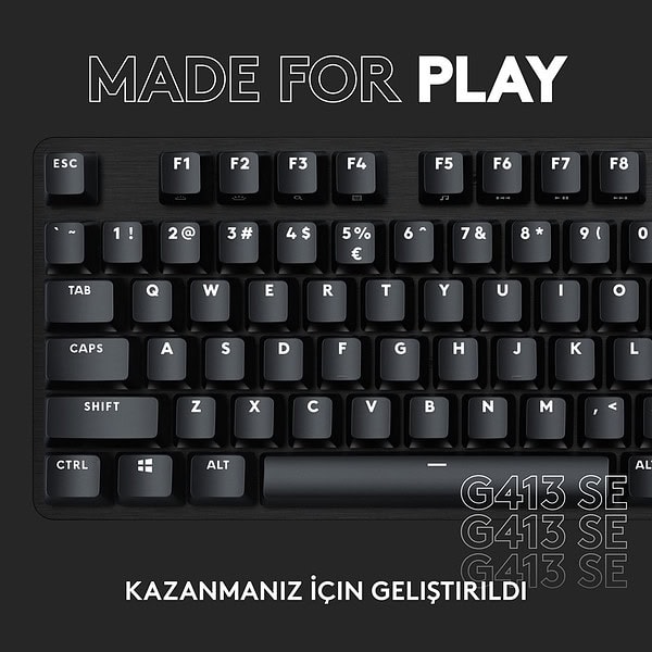 Logitech G G413 Se Tactile Turkce Q Mekanik Gaming Klavye 920 010556 Y2