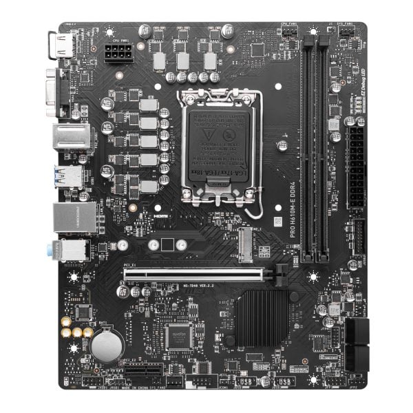 Msi Pro H610m E 3200mhz Ddr4 Soket 1700 M 2 Hdmi Vga Matx Anakart 1