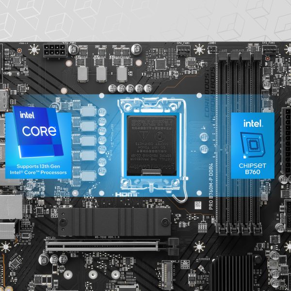 MSI PRO B760M-P D4 Anakart a2