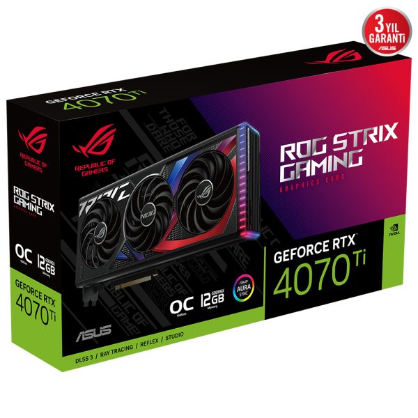 Asuf Tuf Gaming Geforce Rtx 4070 Ti Oc 12gb Gddr6x 192 Bit Ekran Karti 90yv0ii0 M0na00 16