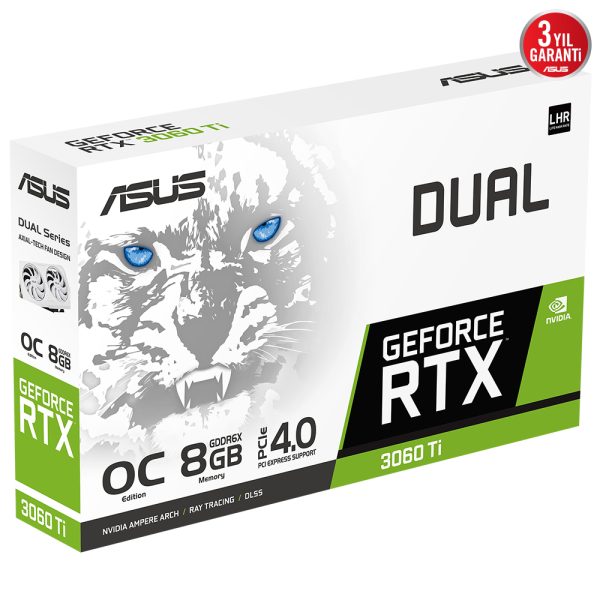 Asus Dual Geforce Rtx 3060 Ti Oc 8gb Gddr6x 256 Bit Beyaz Ekran Karti 90yv0ip2 M0na00 11