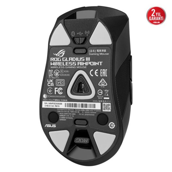 Asus Rog Gladius Iii Aimpoint Kablosuz Siyah V2 Gaming Mouse 90mp02y0 Bmua00 Yy6