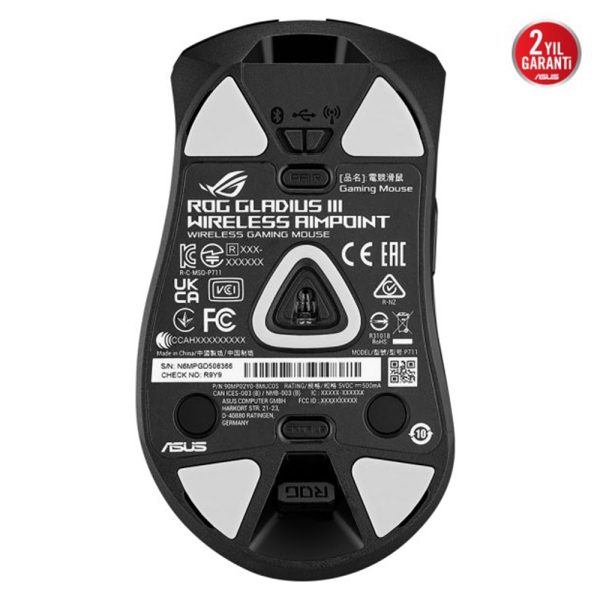 Asus Rog Gladius Iii Aimpoint Kablosuz Siyah V2 Gaming Mouse 90mp02y0 Bmua00 Yy7