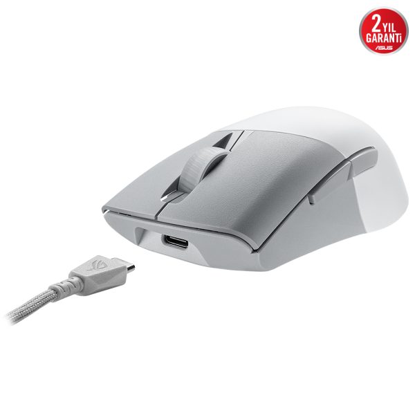 Asus Rog Keris Aimpoint Kablosuz Beyaz Gaming Mouse 90mp02v0 Bmua10 Y4