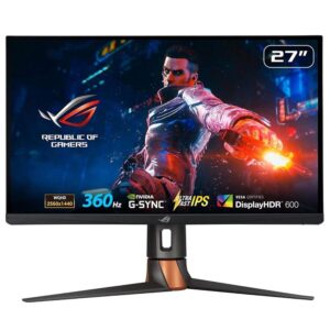 Asus Rog Swift Pg27aqn 27 Inc 360hz 1ms Wqhd Fast Ips G Sync Hdr10 Gaming Monitor