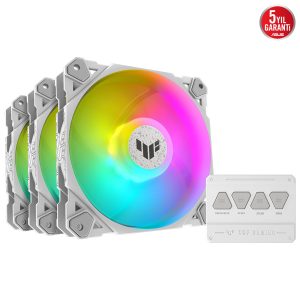 Asus Tuf Gaming Tf120 Beyaz Argb Fan 3lu Kasa Fani 90da0033 B09030 1