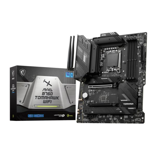 Msi Mag B760 Tomahawk Wifi 7000mhzoc Ddr5 Soket 1700 M 2 Hdmi Dp Atx Anakart