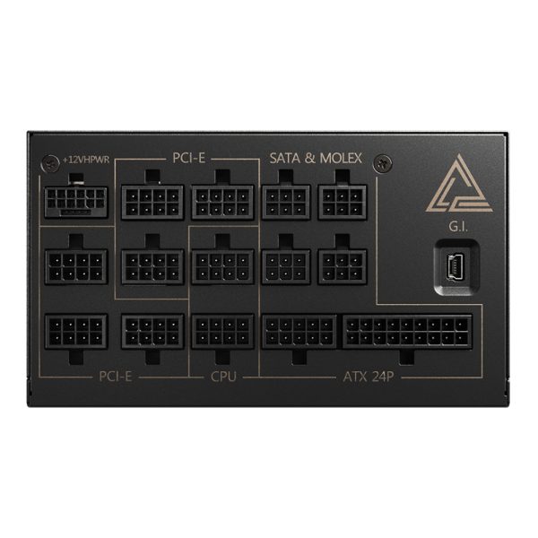 Msi Meg Ai1300p Pcie5 1300w 80 Platinum Full Moduler 120mm Fanli Psu 1