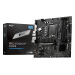 Msi Pro B760m P D4 4800mhzoc Ddr4 Soket 1700 M 2 Hdmi Dp Vga Matx Anakart