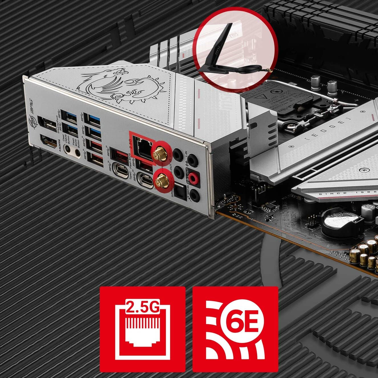 MSI MPG Z790 EDGE WIFI 5333MHz(OC) Anakart – görsel 16