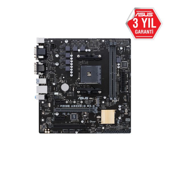 Asus Prime A320m C R2 0 3200mhz Oc Ddr4 Soket Am4 M 2 Hdmi Vga Dvi Matx Anakart 90mb0ue0 M0eay0 1