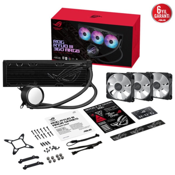 Asus Rog Ryuo Iii 360 Argb 360mm İşlemci Sıvı Soğutucu 11