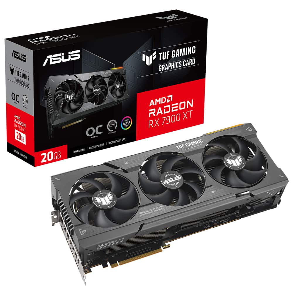 Asus Tuf Gaming Radeon Rx 7900 Xt 20gb Oc Gddr6 320 Bit Ekran Karti 90yv0iv1 M0na00