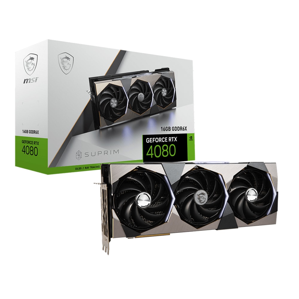 Msi Geforce Rtx 4080 Suprim 16gb Gddr6x 256 Bit Ekran Karti
