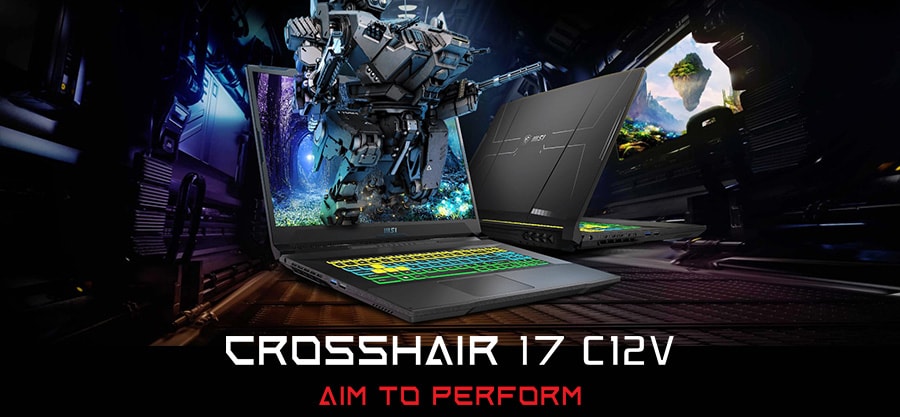 MSI CROSSHAIR 17 C12VF-244TR Gaming Laptop – PERFORMANS ODAKLI