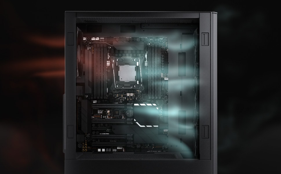 XPG Valor Air Rainbow RGB Siyah Mid Tower XPG Kyber 750W 80+ Gold Gaming Kasa a5