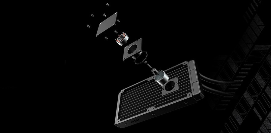 MSI MAG CORELIQUID B240 240 mm – RADYATÖR POMPA TASARIMI