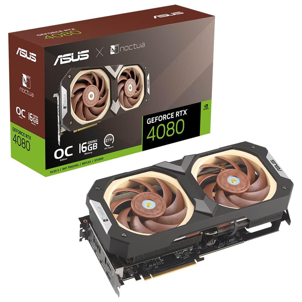 Asus Geforce Rtx 4080 Noctua Oc 16gb Gddr6x 256 Bit Dlss 3 Ekran Karti Alan Wake 2 Geforce Rtx Bundle