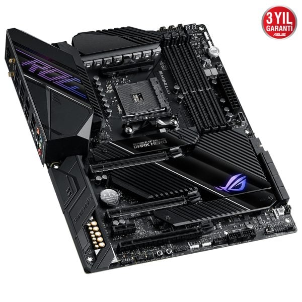 Asus Rog Crosshair Viii Dark Hero 4866 Oc Ddr4 Soket Am4 M 2 Atx Anakart 4
