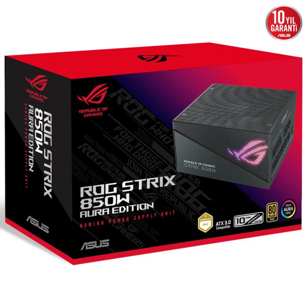 Asus Rog Strix 850g Aura 850w 80 Gold Argb Full Moduler Psu 90ye00p2 B0na00 10