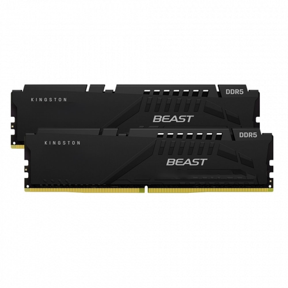 Kingston Beast 16gb 2x8 5200mhz Cl36 Ddr5 Ram Kf552c36bbek2 16