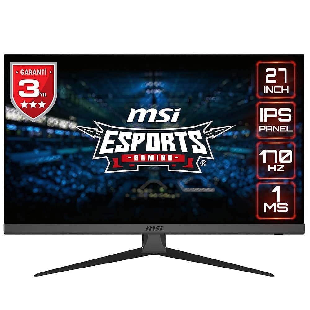 Msi 27 Inc G2722 Flat Ips 1920x1080 Full Hd 170hz 1ms Freesync Premium Gaming Monitor Y