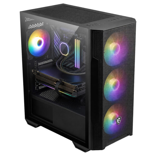 Msi Mag Forge M100r Temperli Cam Usb 3 2 Micro Atx Tower Kasa T2