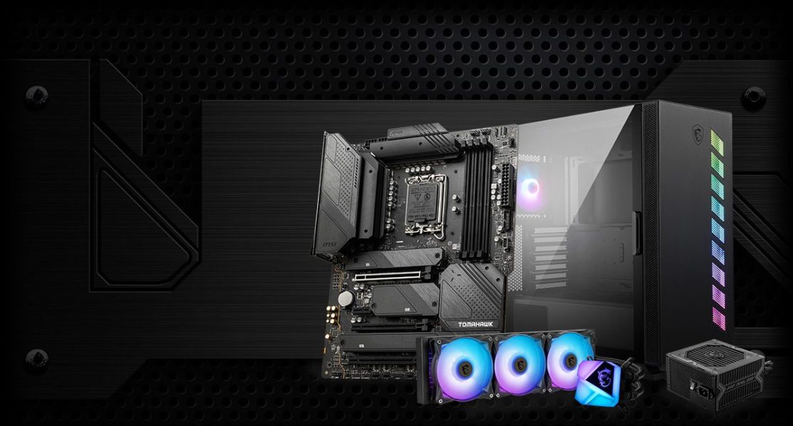 MSI MAG Z690 TOMAHAWK WIFI DDR4 & MAG VAMPIRIC 300R & MAG CORELIQUID C360 & MAG A650BN