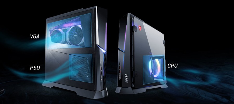 MSI MPG TRIDENT AS 12TC-459EU Masaüstü Bilgisayar – Silent Storm Cooling