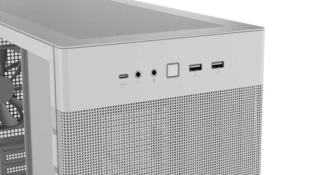 ASUS Prime AP201 Tempered Glass MicroATX Case White Edition ASUS Prime AP201 Beyaz Kasa a9